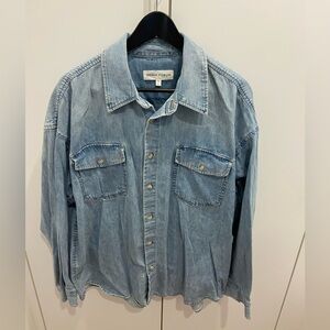 Denim Forum Classic Blue Button-Up Shirt